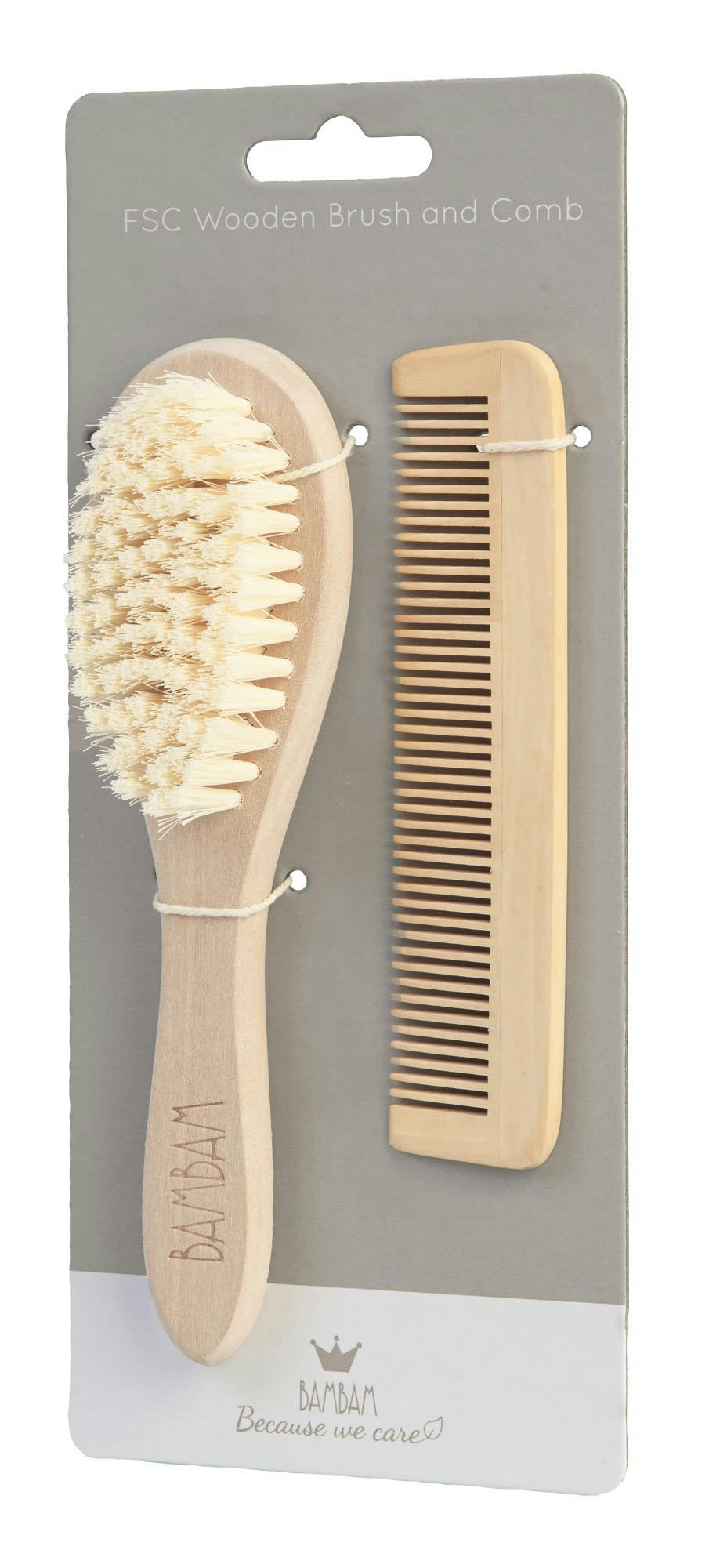 - Brosse et peigne en bois