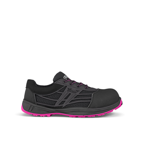 Chaussure de sécurité femme ERIS S3 SRA ESD Gaston Mille - noir/rose taille 40 ERBN3-40