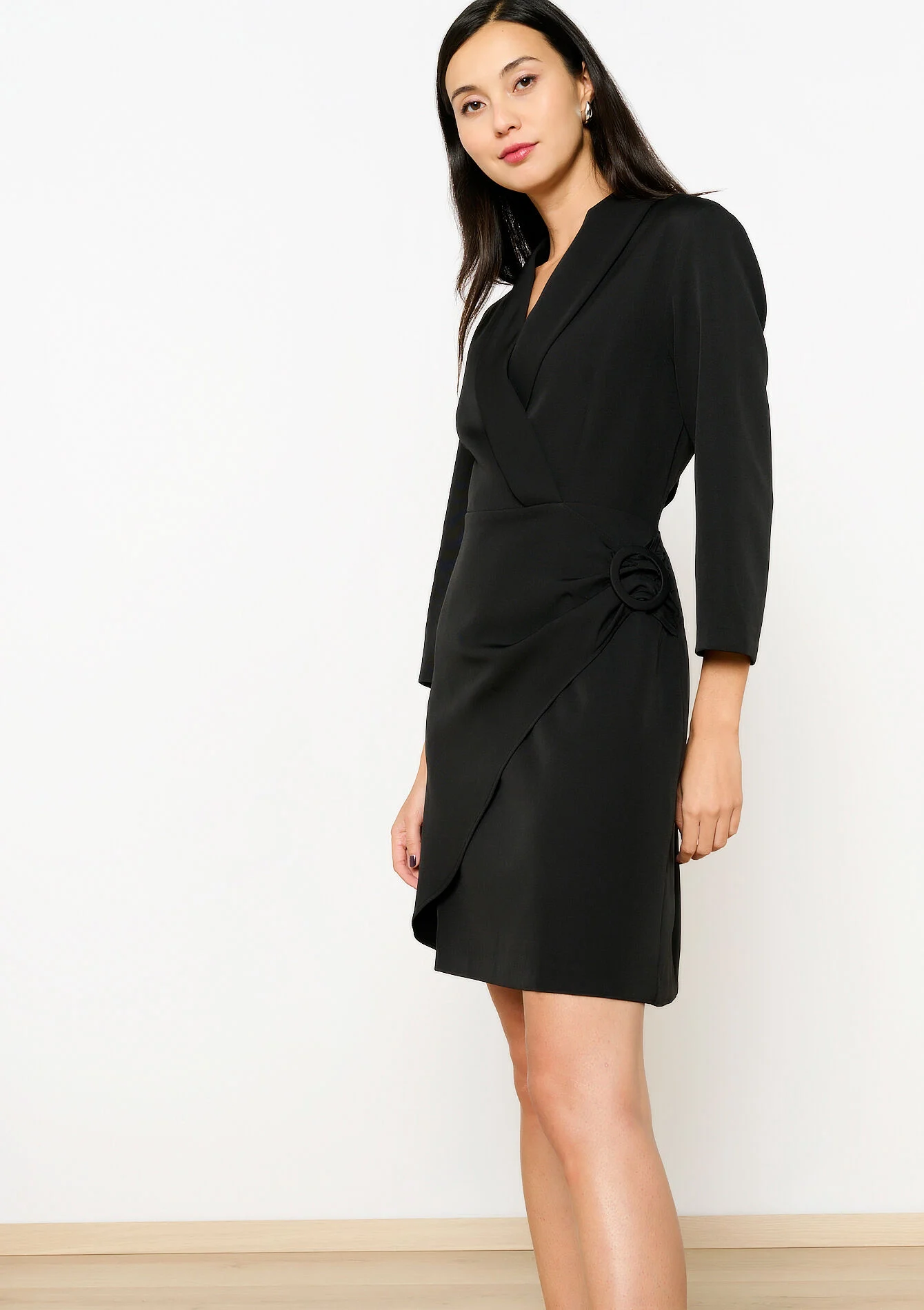 Bodycon jurk met gesp