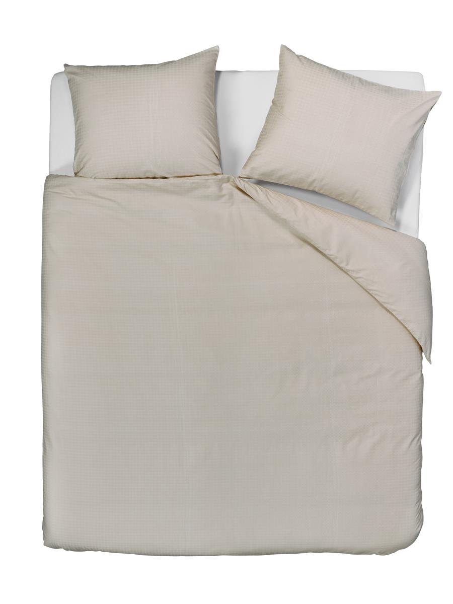 Beddinghouse Jula dekbedovertrek - Effen - Tweepersoons - 200x200/220 - Sand