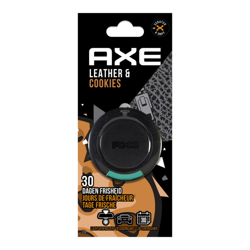 Désodorisant pour voiture 3D Leather & Cookies AXE