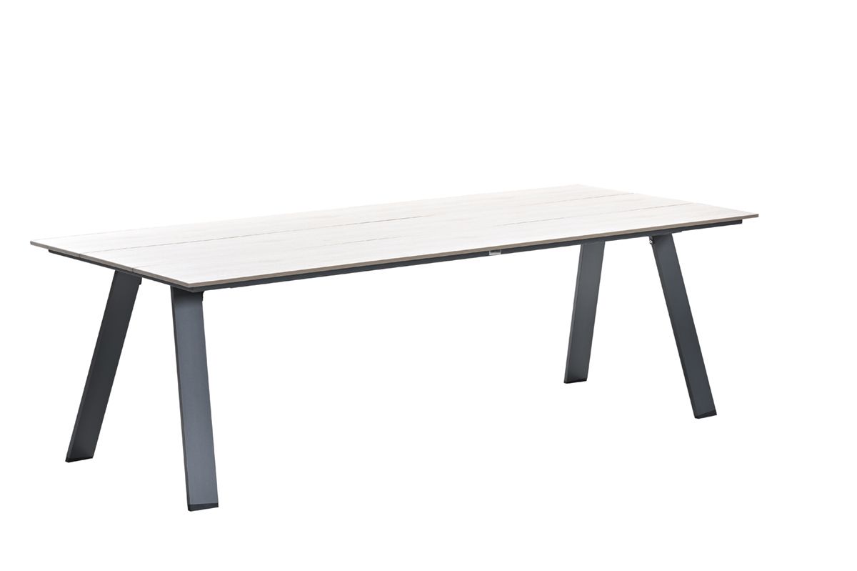 Garden Impressions Nevada dining tuintafel - 240 cm - light teak Vironwood
