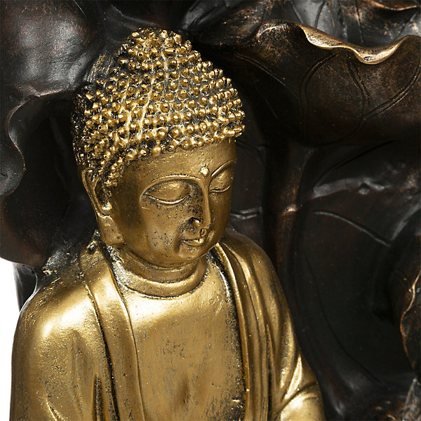Fontaine Kalyani - résine - doré - H39 - 5 cm - Atmosphera