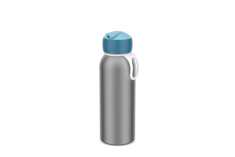 isoleerfles flip-up campus 350 ml - cool blue