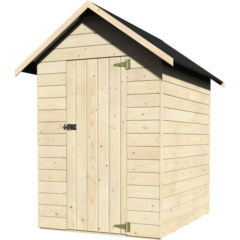 Abri de jardin en bois Ambeal 12 mm 1,49 x 1,82 m DÉCOR ET JARDIN