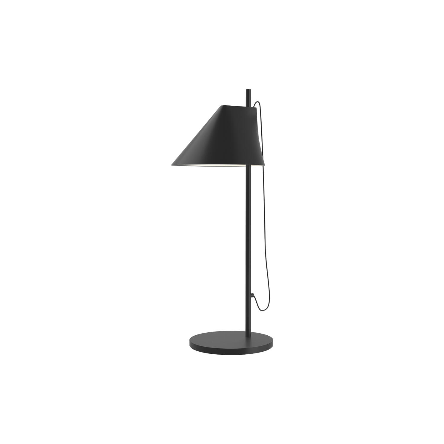 Yuh bordlampe, sort