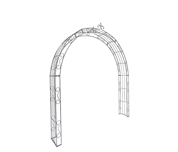 Arche de jardin LEA with pointu arrond - 220 cm Galvanisé