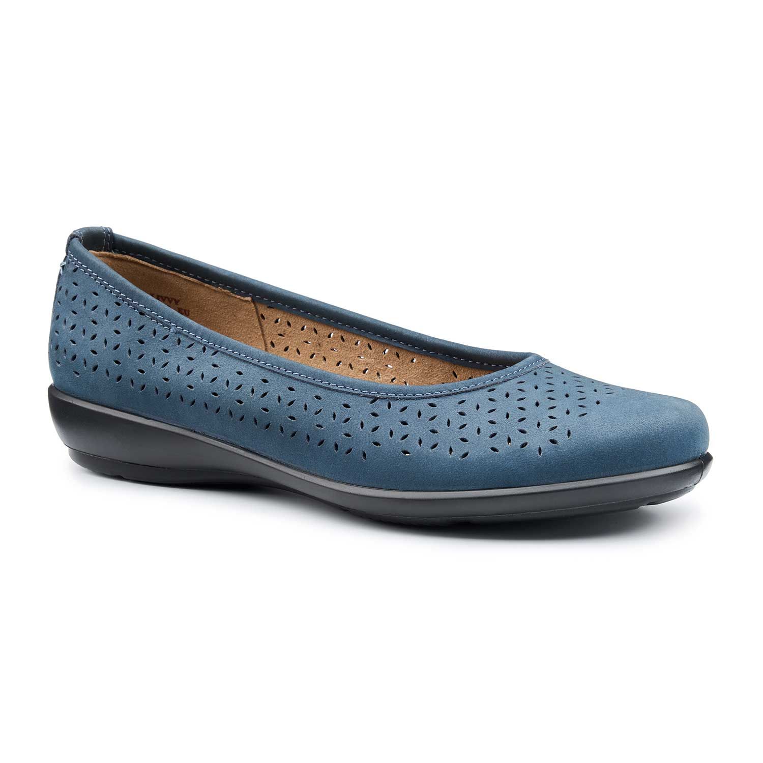 Hotter Wide Fit 'Livvy II' Ballerinas