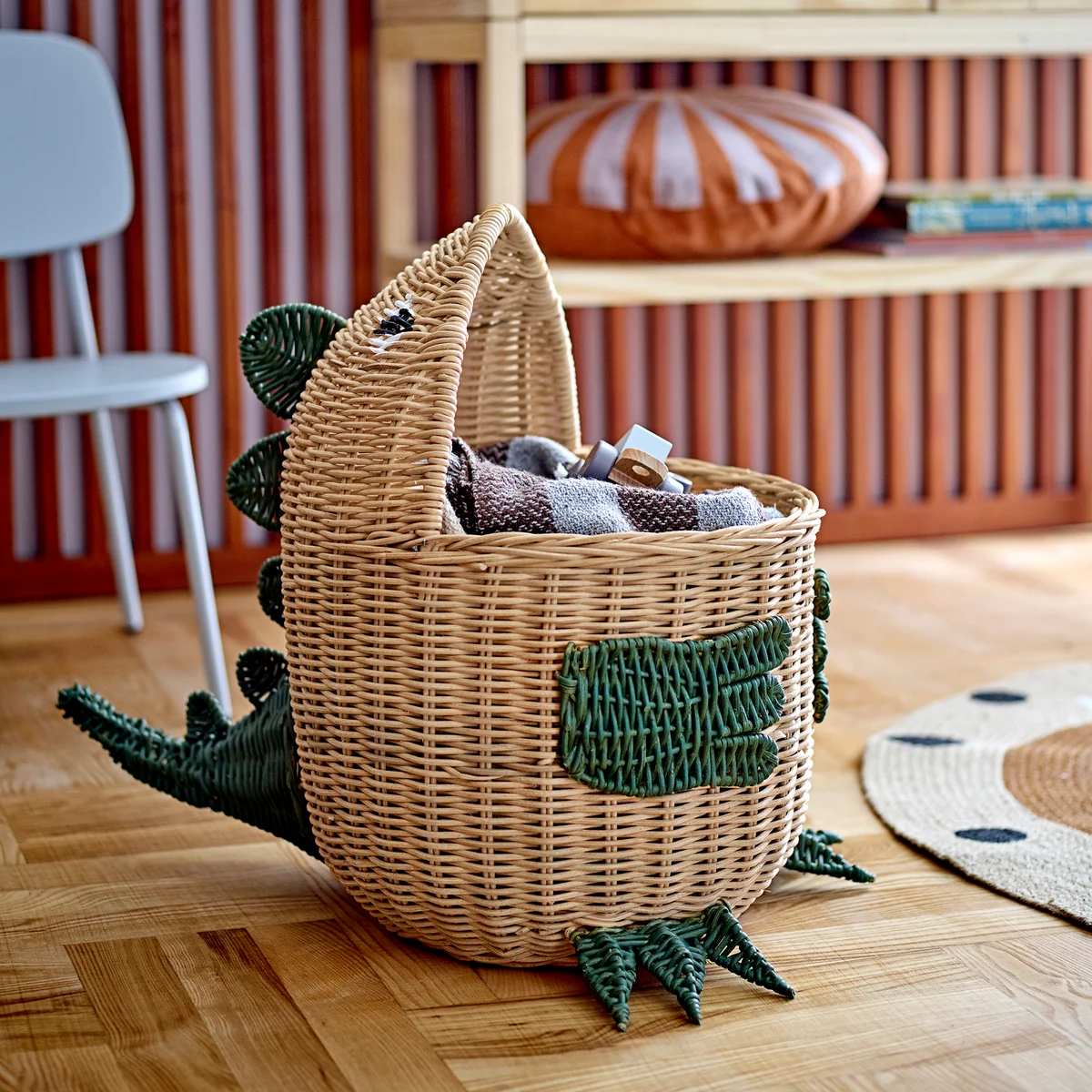 Bloomingville - Eddi Aufbewahrungskorb, Rattan natur