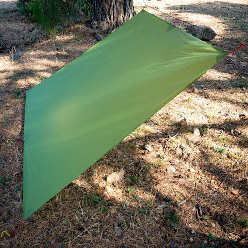 NNEOBA Ultralight Camping Tarp Sun Shelter 15D Nylon (Green)