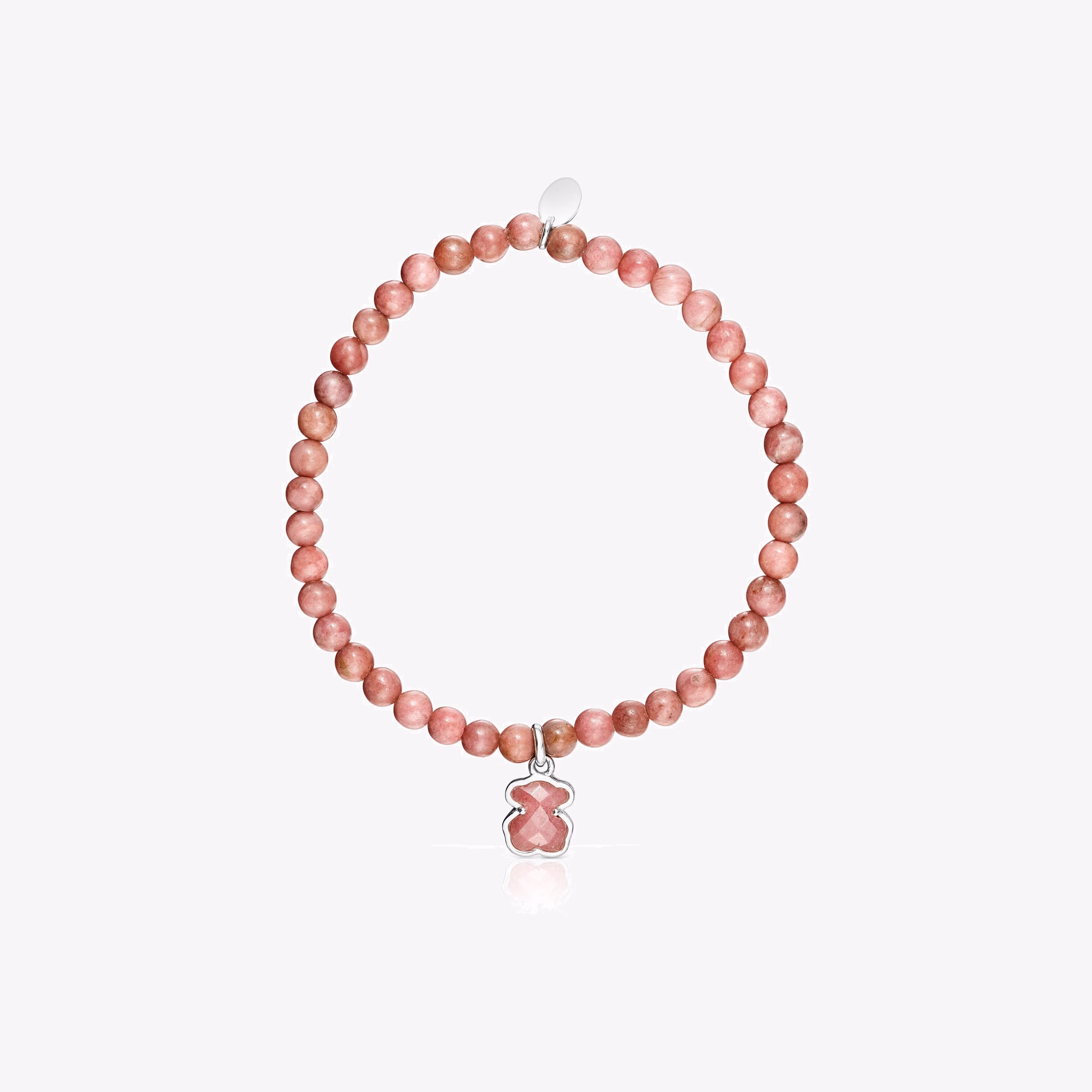 Pulsera de plata y rodonita TOUS Icon Color