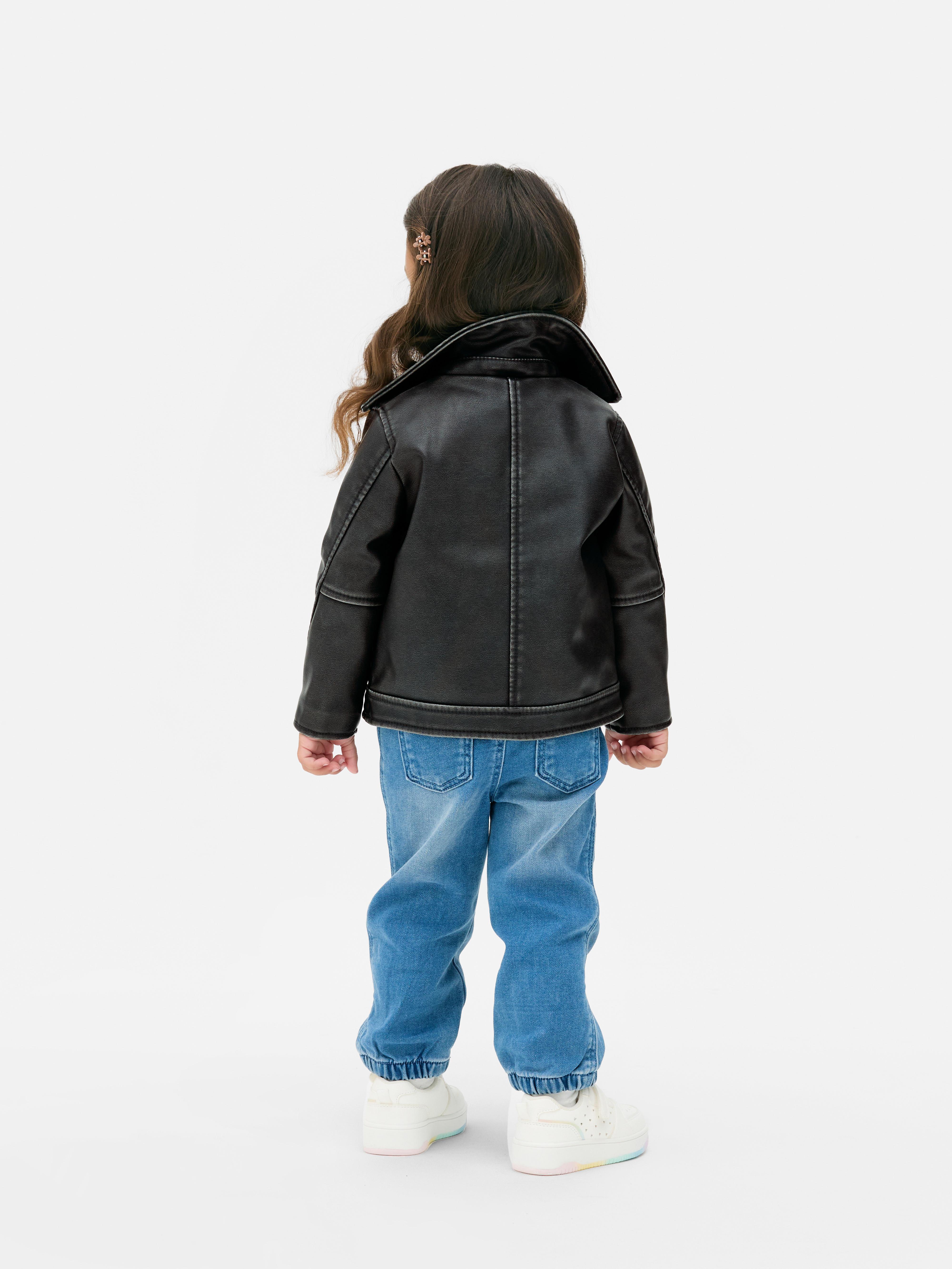 Faux Leather Biker Jacket