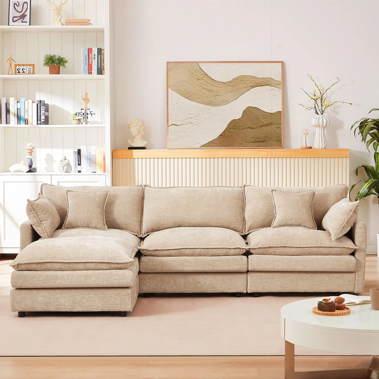 Versatile Modular Sofa for Living Room, Enhancing Comfort and Style