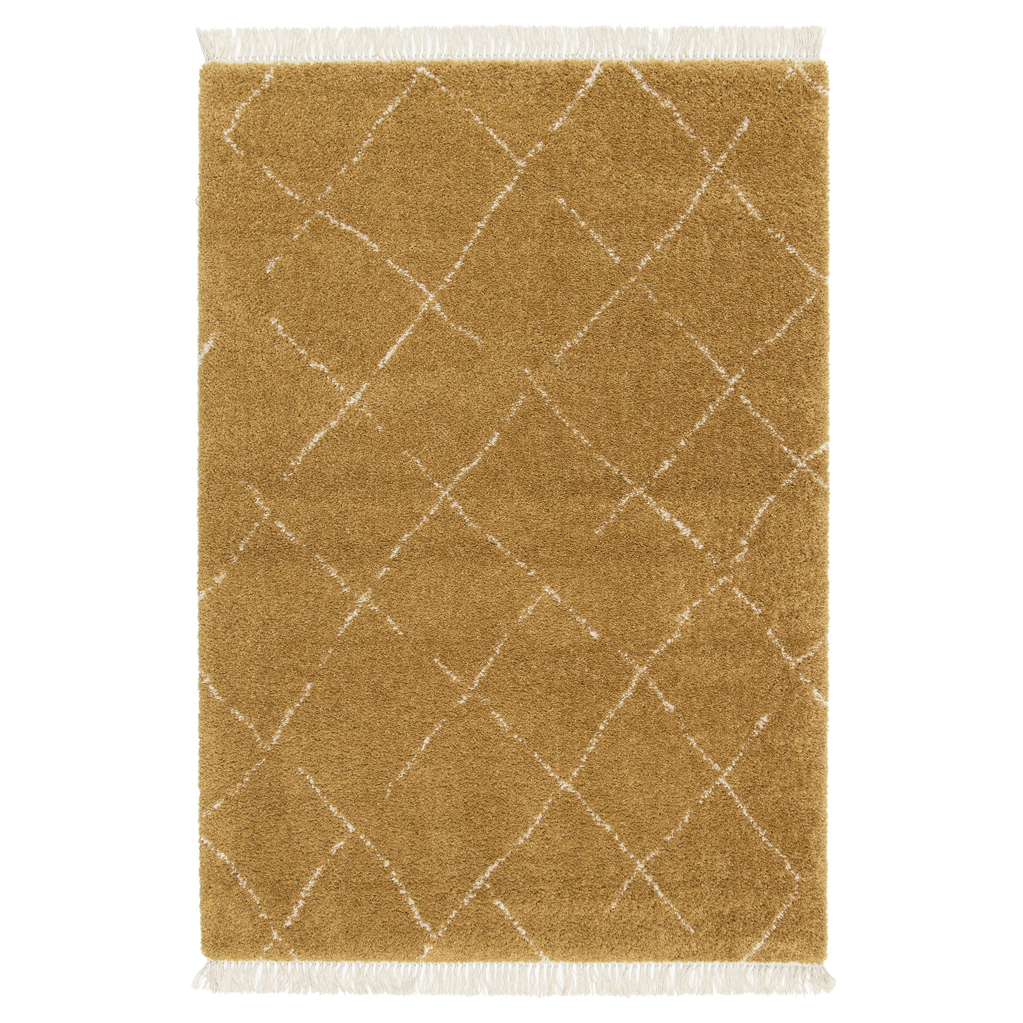 AFK Living vloerkleed Tigris - zeer zacht - geel - 160 x 230 cm