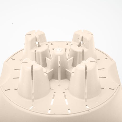 SOGA 19.5cm Plastic Plant Pot Self Watering Planter Flower Bonsai Indoor Outdoor Garden Decor Set of 3