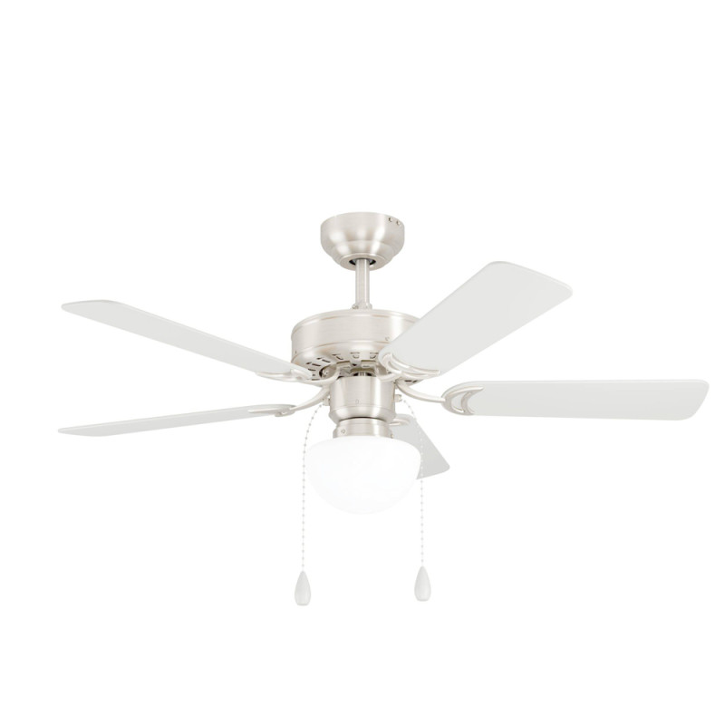 Ventilateur de plafond Cadiz nickel E27 40 W EGLO