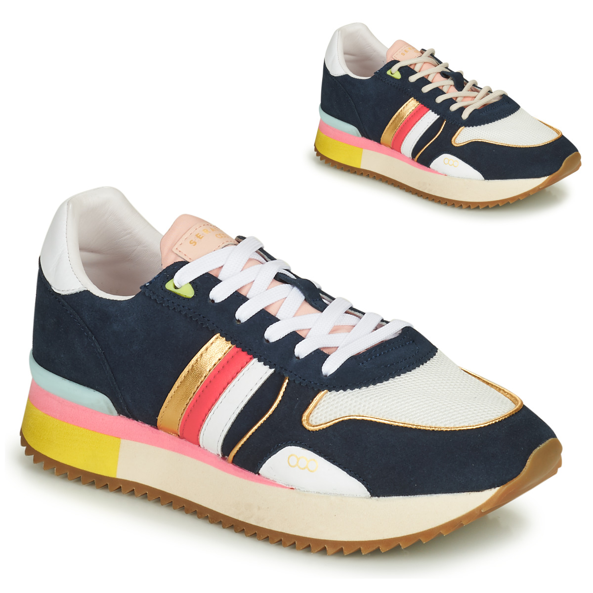 Serafini - TORINO - White / Blue / Beige