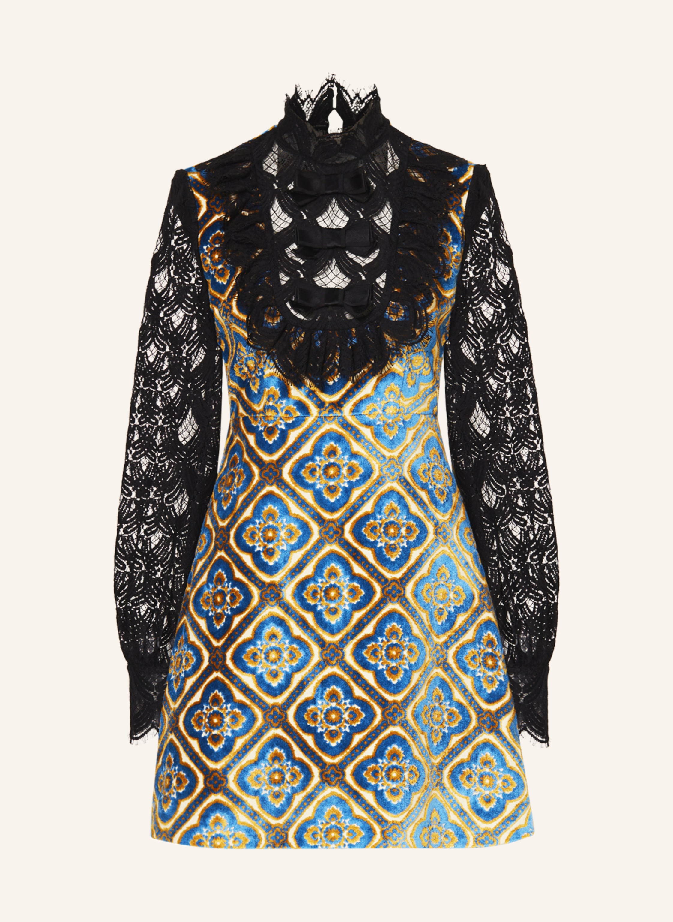 ETRO Kleid im Materialmix