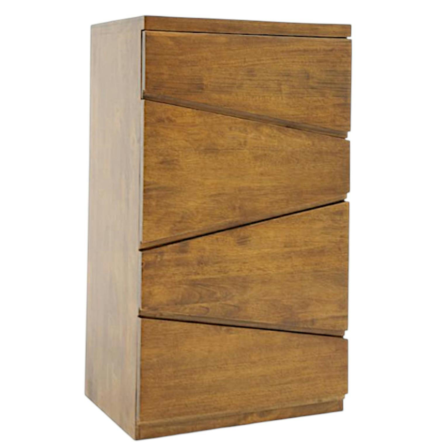 Commode destructurée hévéa 4 tiroirs 110cm OLGA