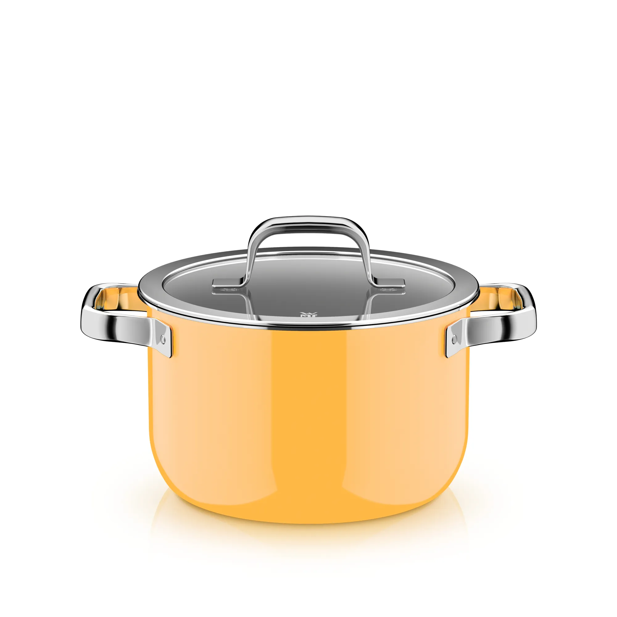 Fusiontec Mineral Pro, Soup Pot With Lid, 20 cm, Mango Yellow