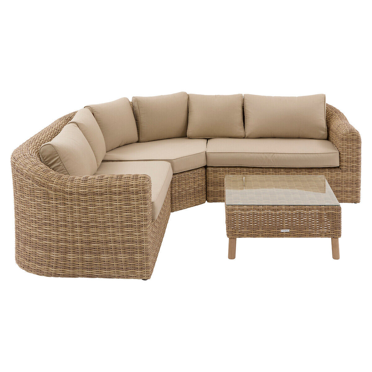 Conjunto de jardim MOORÉA savana em rattan sintético