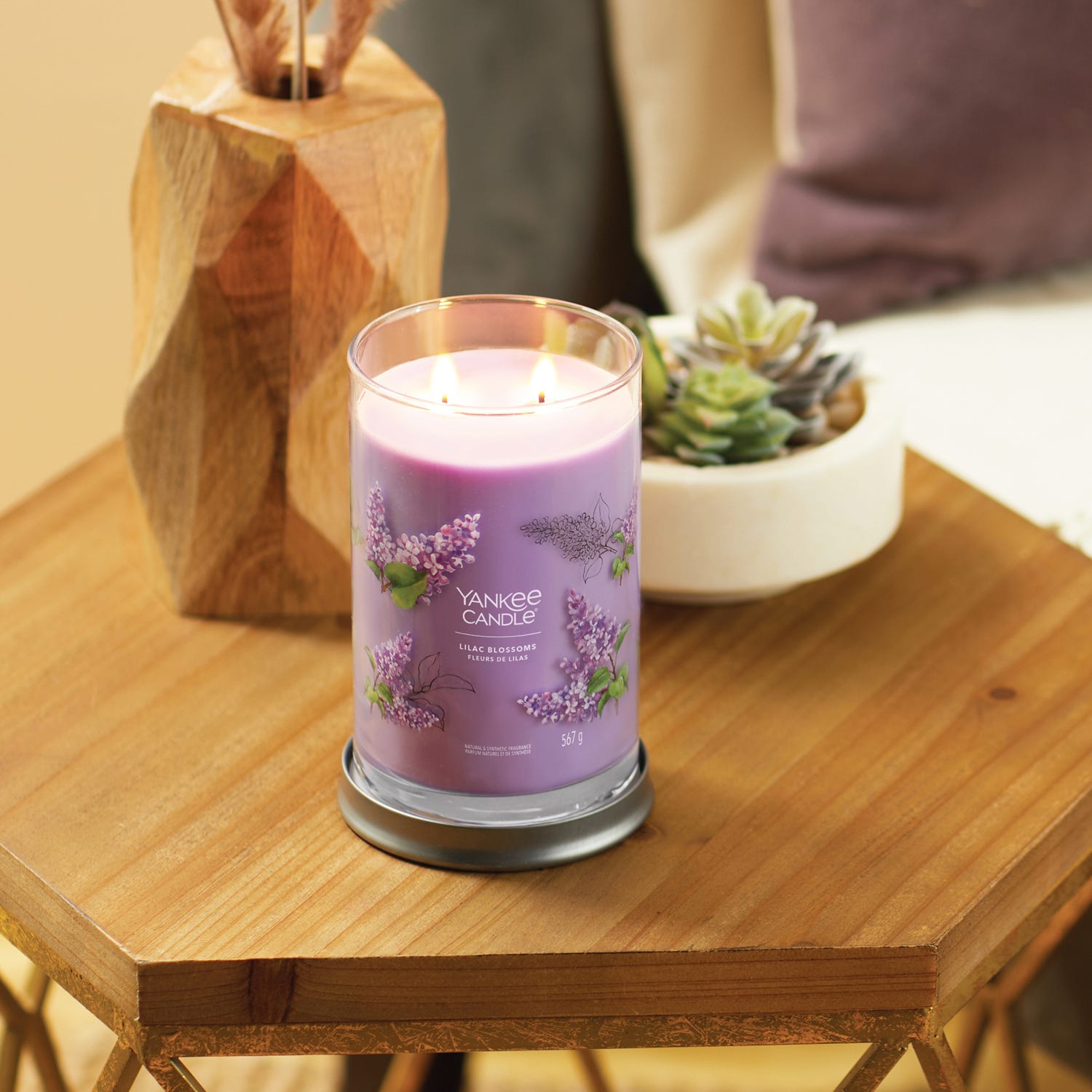 Candela Lilac Blossoms in barattolo grande Yankee Candle
