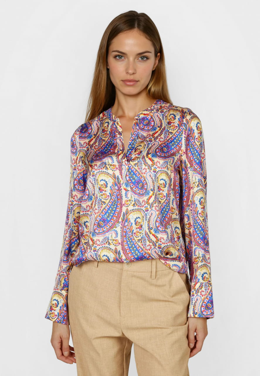 Bluse mit Paisleyprint