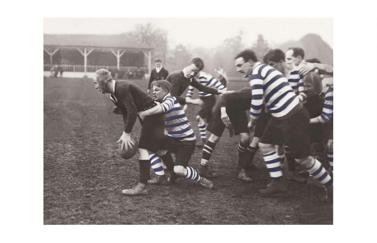 KELEPOQ COULEUR - Photo ancienne couleur rugby n°07 alu 60x90cm