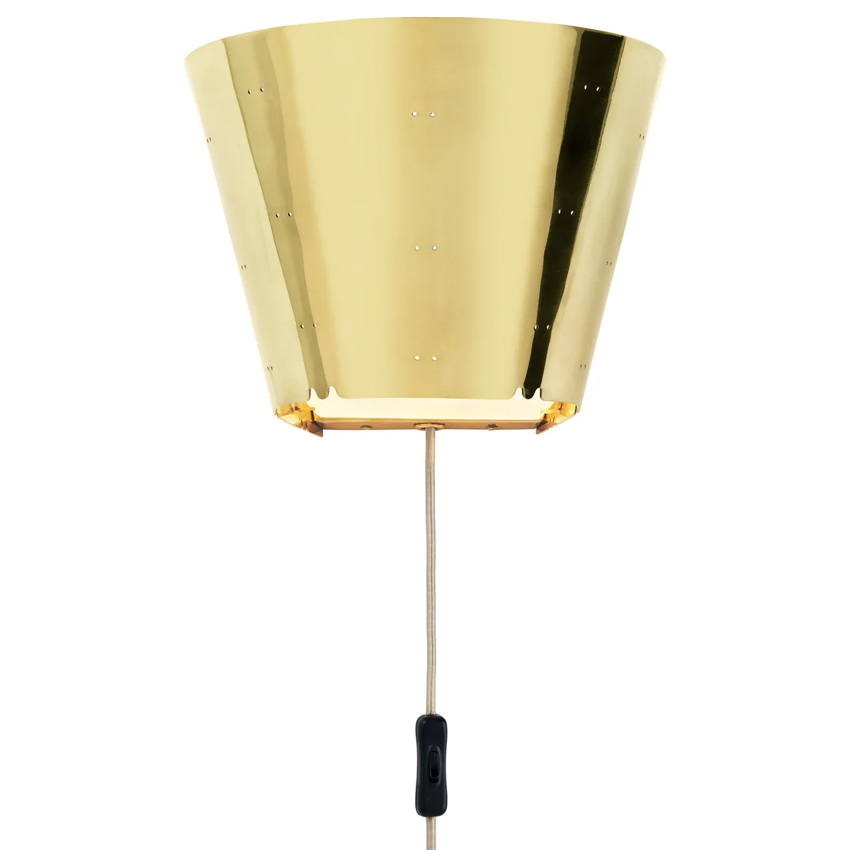 Gubi - 9464 Wandleuchte, H 13,5 cm, Messing