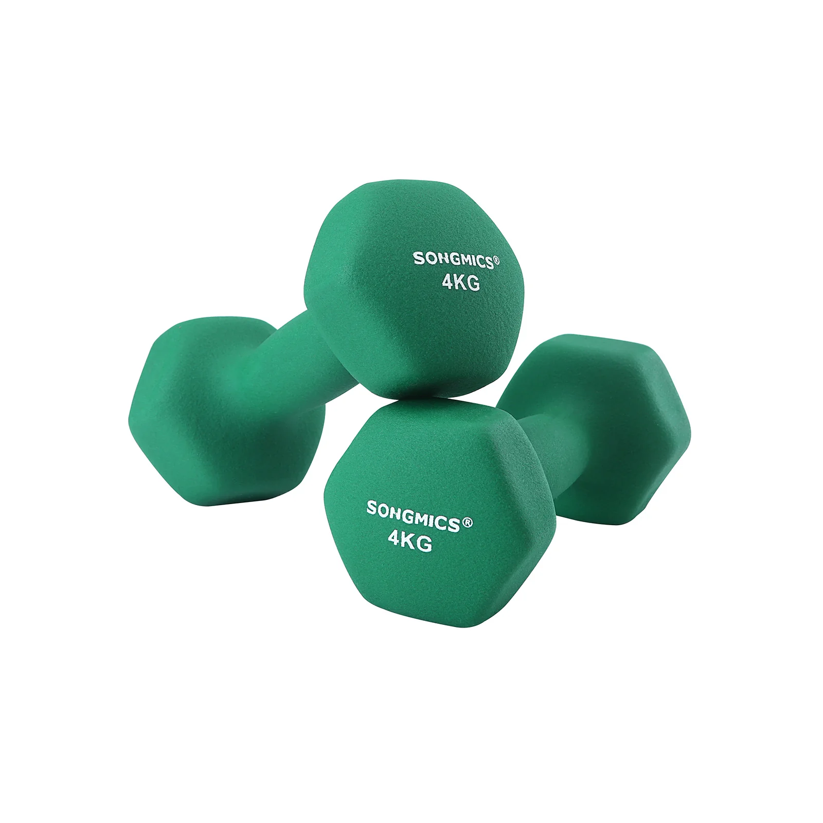 2 Haltères 4 kg vert