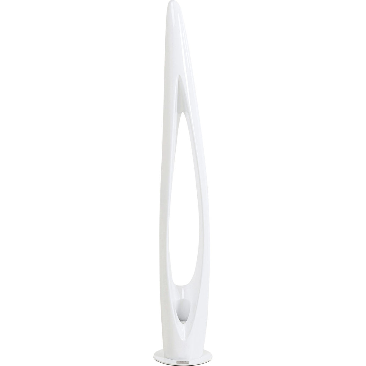 Kare Design Vloerlamp Flow Flame 132cm wit