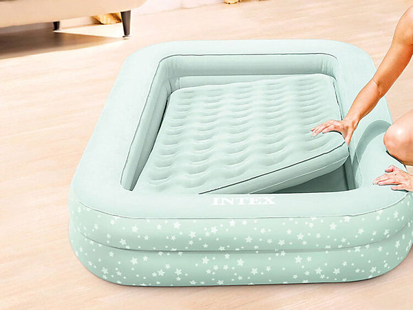 Matelas gonflable enfant 1 place   gonfleur - Intex