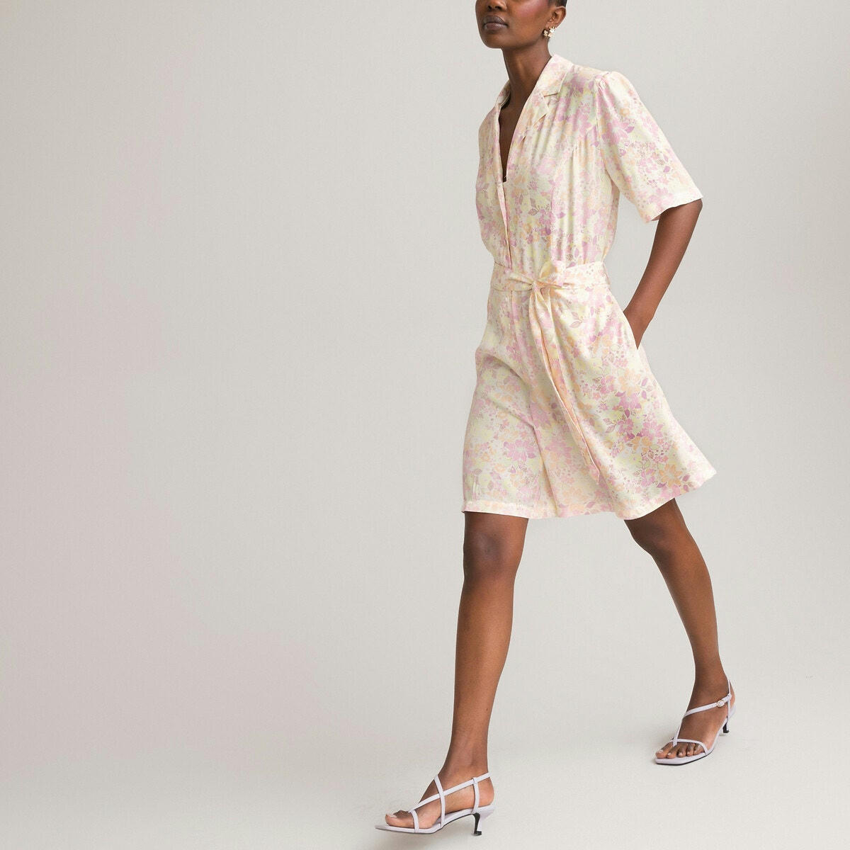 Combishort imprimé floral