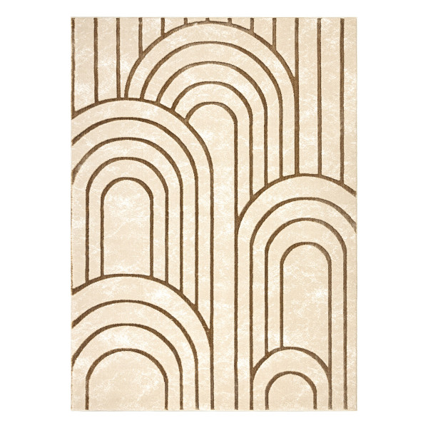 Dywan ALLURE 5756 Geometryczny - Strukturalny, stylowy, glamour 80x150 cm