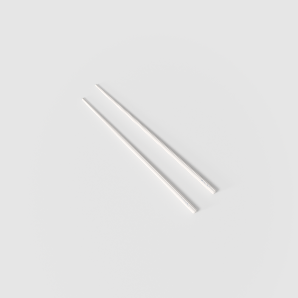 Soup Passion Chopsticks - White, Premium Porcelain