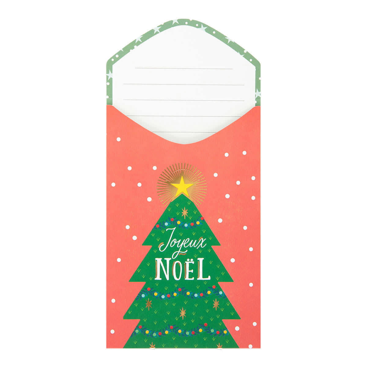 - Carte De Vœux Surprise Sapin Etoile