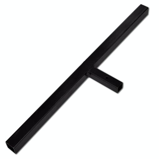 NNEVL Ground Drill with Handle Auger Bit 200 mm Three Spirals Steel Black