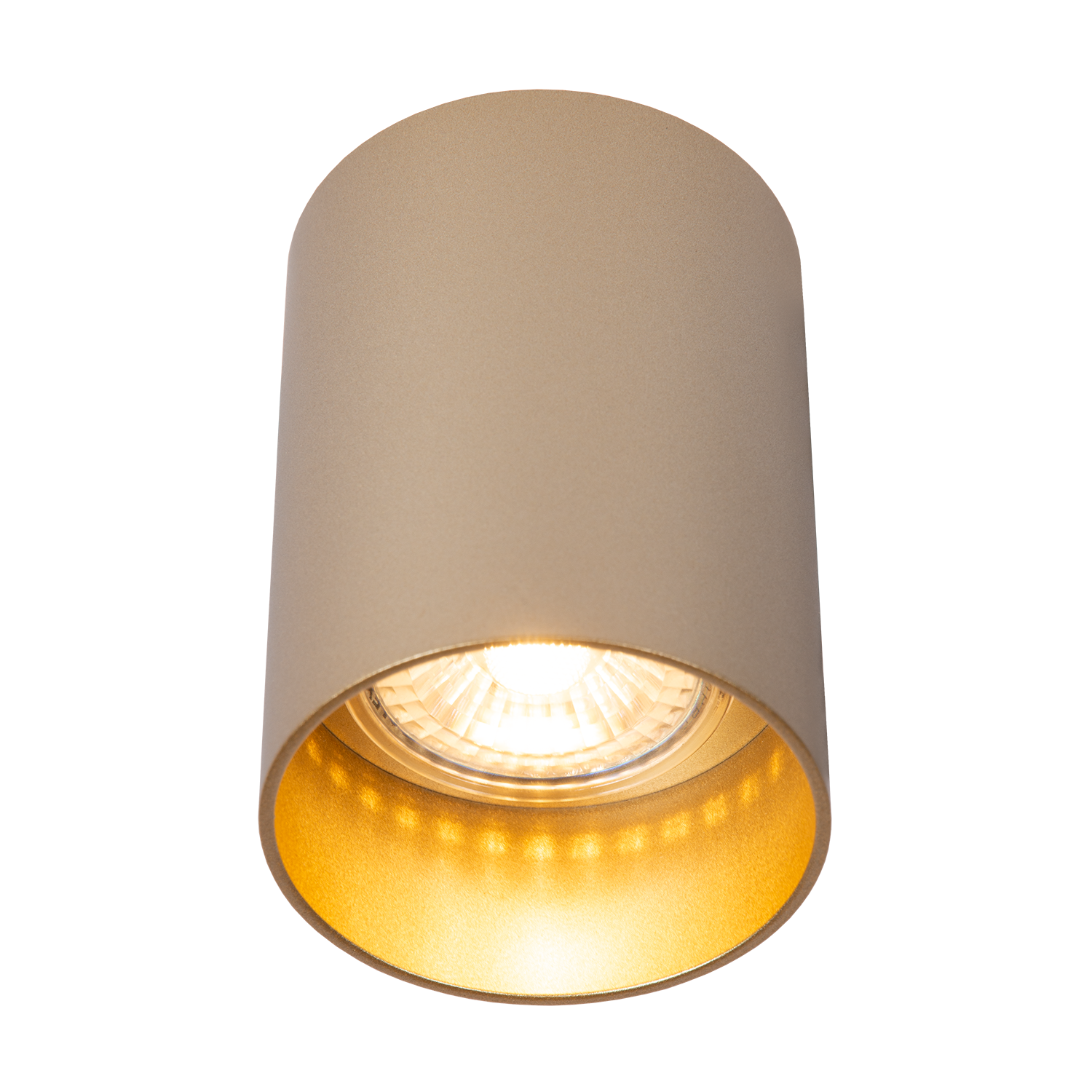 Atmooz Nuo Fix Plafondlamp – Goud – Ø7 cm – Metaal – GU10 – 50W