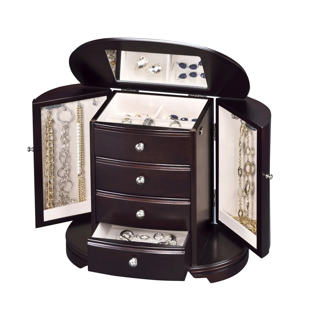 Dark Wood Jewelry Box