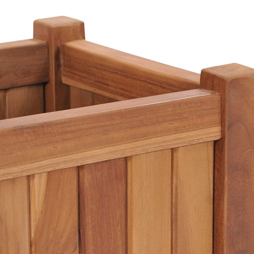 NNEVL Raised Bed 30x30x30 cm Solid Teak Wood
