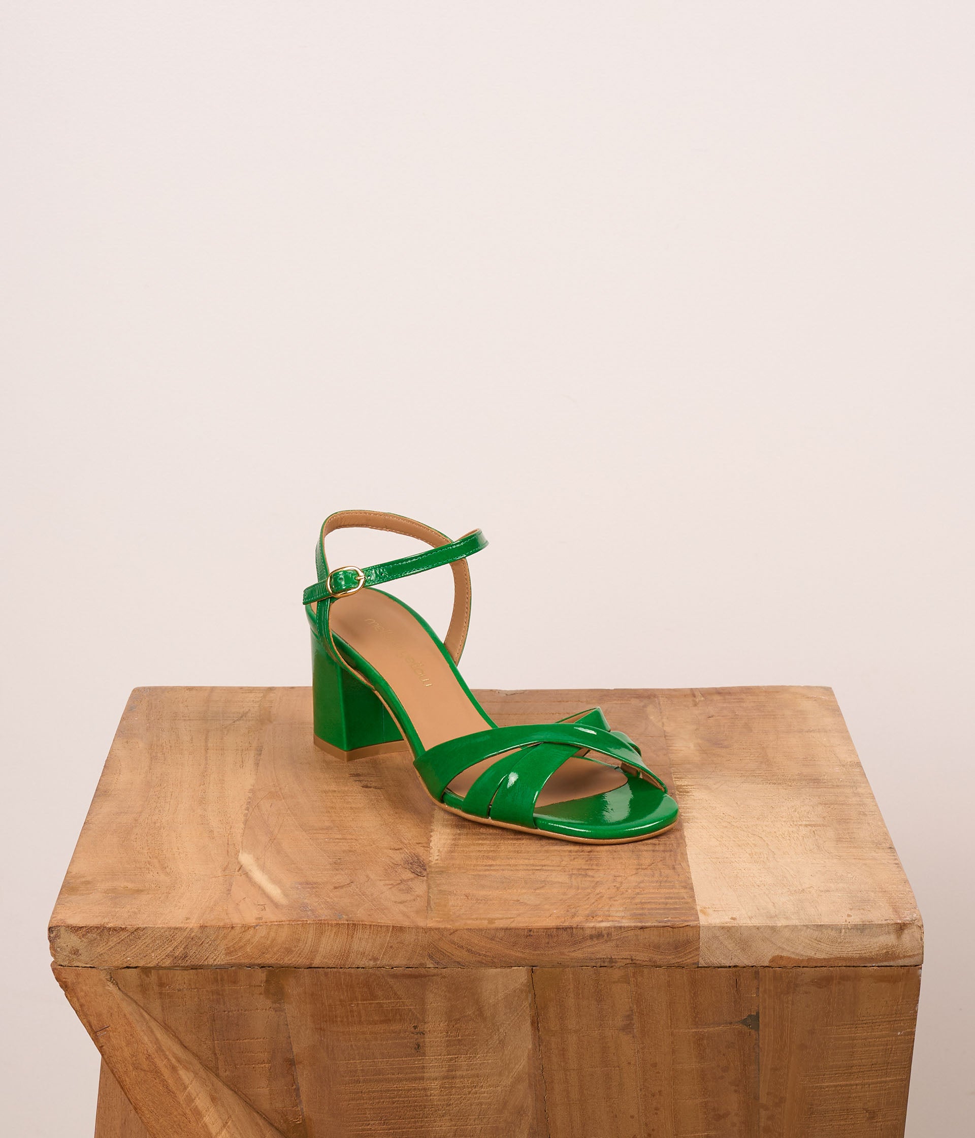 Sandales vertes Emanuela