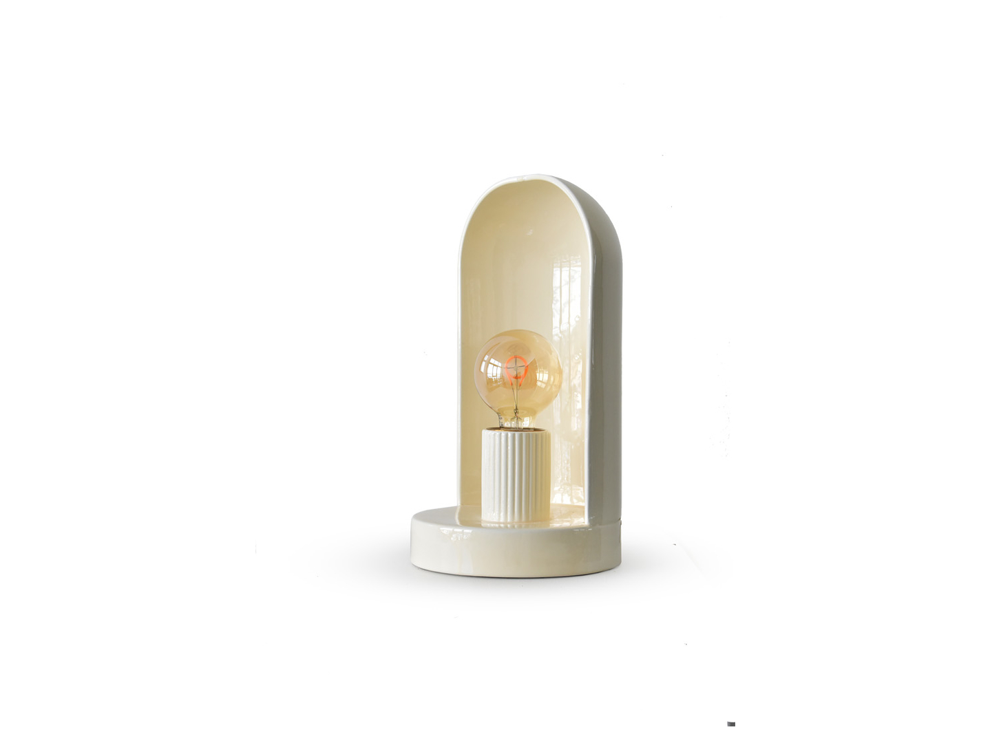 Lampa stołwa Luci ceramiczna beżowa