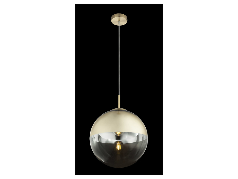 Lampa wisząca Varus szklana złota