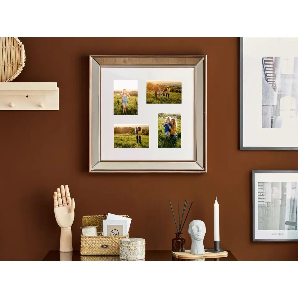 DABOLA - Fotolijst - Koper - Liggend - 52 cm - Glas