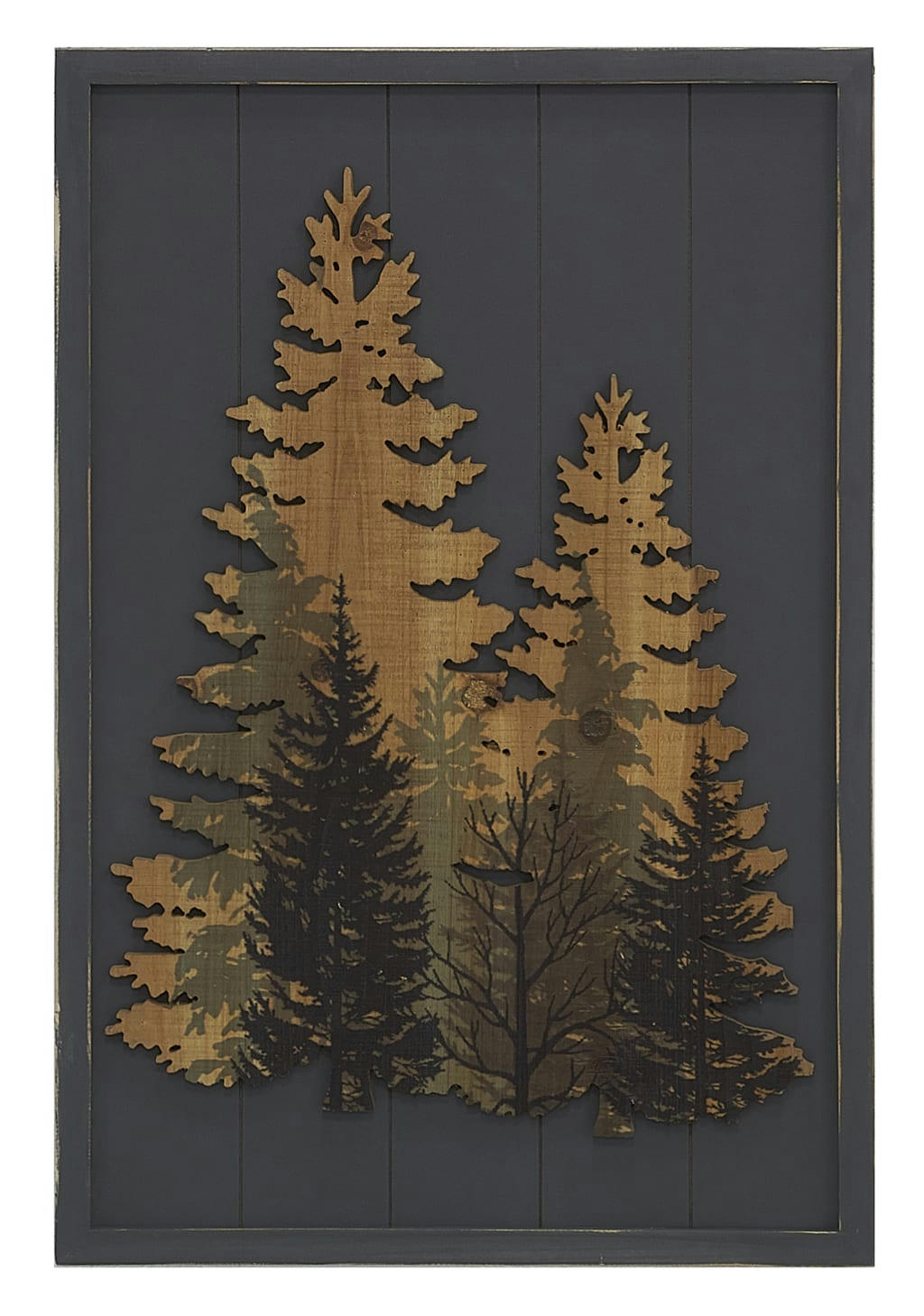 - Cadre en pin forêt sapin