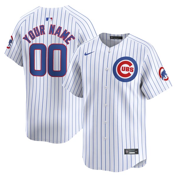 Chicago Cubs Nike Youth Home Limited Custom Jersey - White