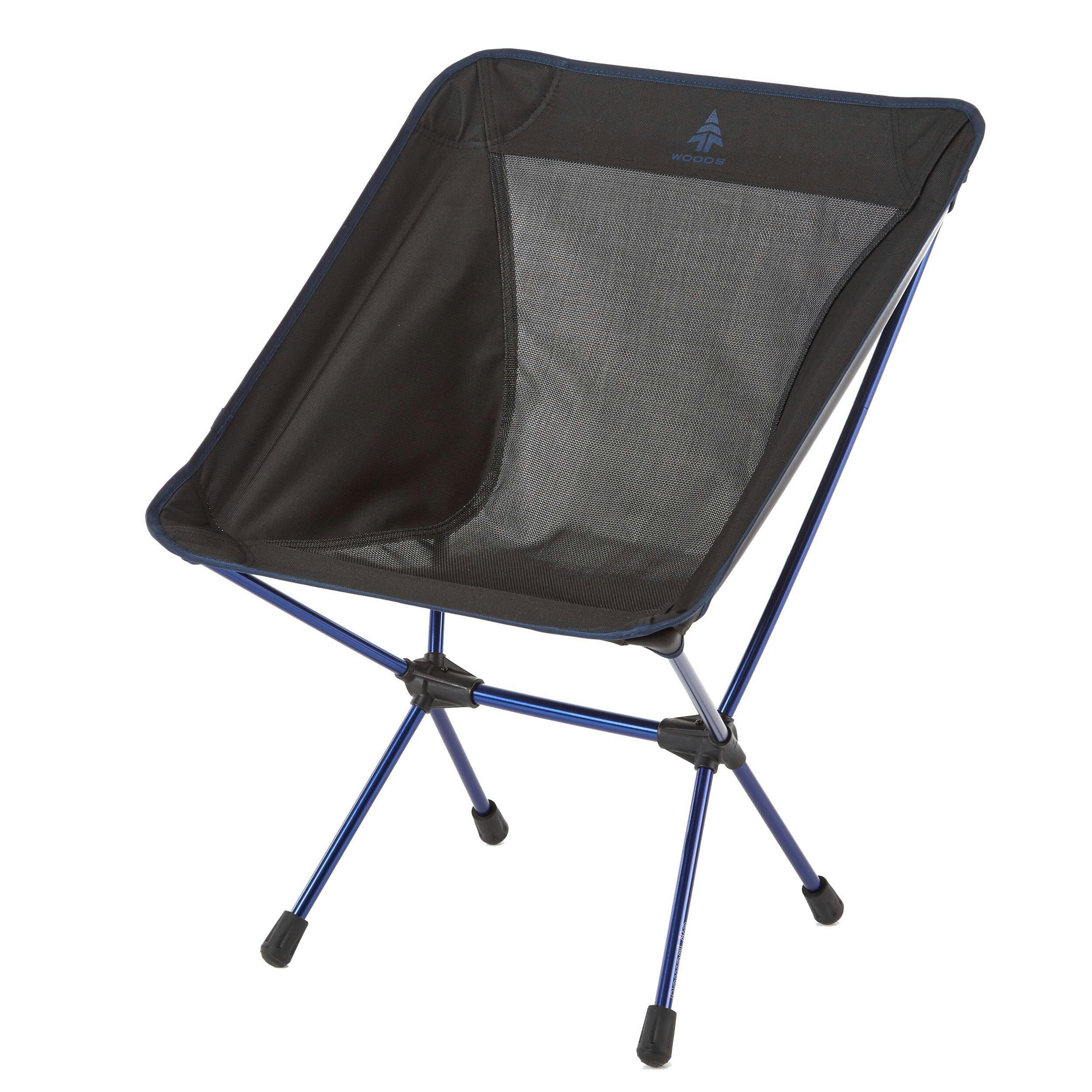 Woods Terra Powerlite Folding Camping Chair with Sand/Snow Platform & Carry Bag