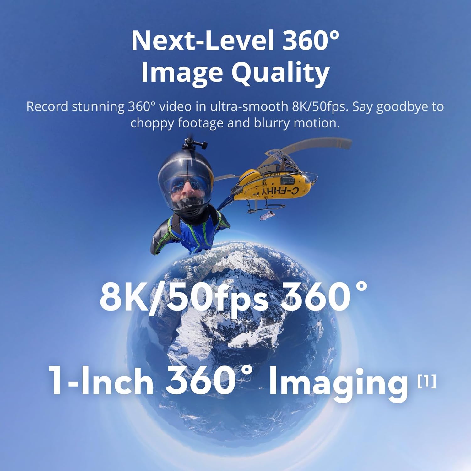 DJI Osmo 360 Camera Standard Combo  Waterproof 360° Action Camera with 1-Inch 360° Imaging  Native 8K 360° Video  105GB Built-in Storage  120MP 360° Photo  100-Min 8K Recording  360 Action Camera