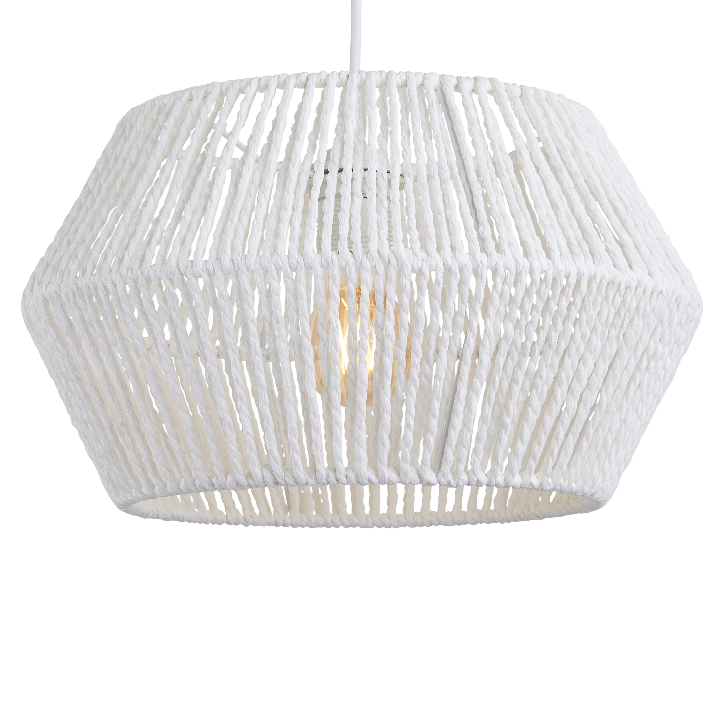 Lighto | Hanglamp Rotan Sway Wit Ø35 cm | Sway