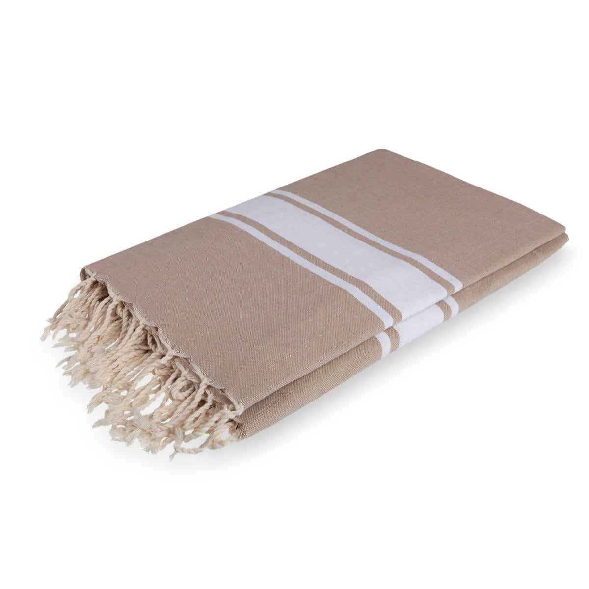 ST TROPEZ - Nappe rectangulaire coton  150x250 beige sable